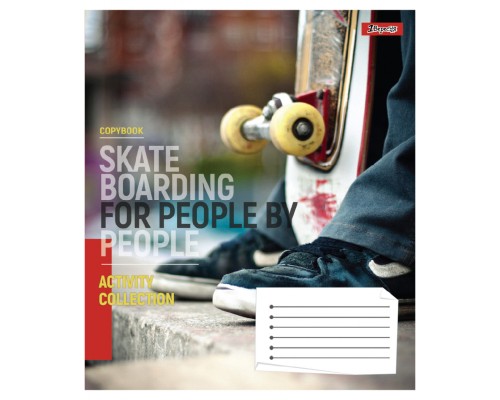 Зошит 1 вересня Skateboarding А5 24 аркушів клітинка (768173)