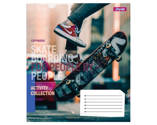 Зошит 1 вересня Skateboarding А5 24 аркушів клітинка (768173)