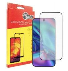 Скло захисне Dengos Full Glue iPhone 17 Pro Max Black (TGFG-410)