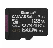 Карта пам'яті Kingston 128GB microSDXC class 10 UHS-I V10 A1 Canvas Select Plus (SDCS3/128GBSP) Карта пам'яті Kingston 128GB microSDXC class 10 UHS-I V10 A1 Canvas Select Plus (SDCS3/128GBSP)