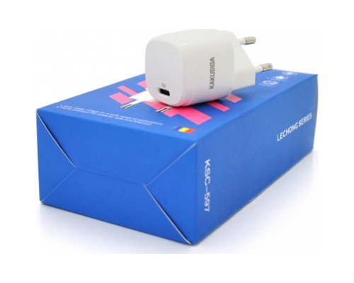 Зарядний пристрій iKAKU USB-C PD20W white (KSC-597-LECHONG)