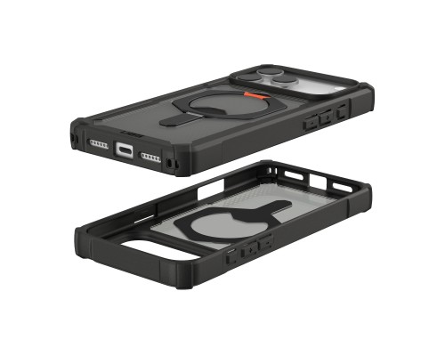 Чохол до мобільного телефона UAG iPhone 17 Pro Max Plasma XTE MagSafe Black/Pop Orange (114528114097)