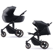 Коляска Kinderkraft 2 в 1 Prime 2 Venezian Black (KSPRIM02BLK2000 (5902533922895)