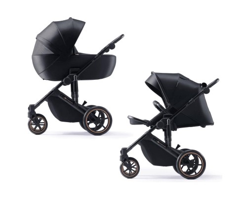 Коляска Kinderkraft 2 в 1 Prime 2 Venezian Black (KSPRIM02BLK2000 (5902533922895)