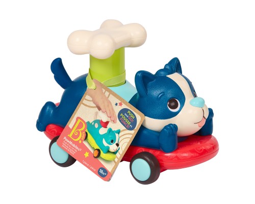 Розвиваюча іграшка Battat Машинка інерційна серії Лапкомобілі - Песик, синій (BX2505Z)