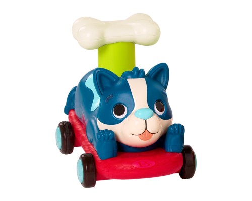 Розвиваюча іграшка Battat Машинка інерційна серії Лапкомобілі - Песик, синій (BX2505Z)
