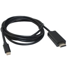 Кабель мультимедійний USB-C to HDMI M 1.8m black Patron (CAB-PN-TYPC-HDMI-1.8)