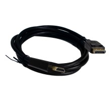 Кабель мультимедійний DisplayPort M to HDMI M 1.8m 4K60Hz black Patron (PN-DP-HDMI-18)