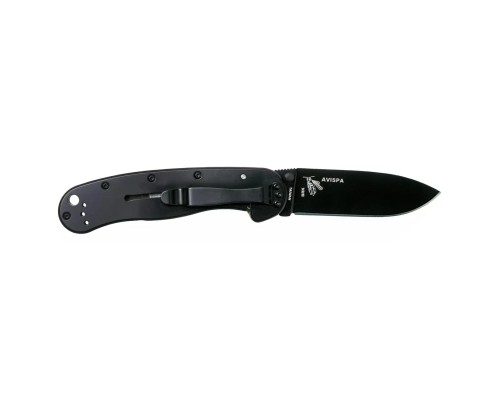 Ніж Esee Avispa Black Blade D2 Carbon fiber G10 Black (BRK1302CFB)