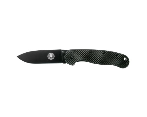 Ніж Esee Avispa Black Blade D2 Carbon fiber G10 Black (BRK1302CFB)