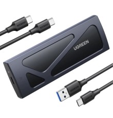 Кишеня зовнішня Ugreen CM578 M.2NVME Hard Drive Enclosure 10Gbps Black (15512)