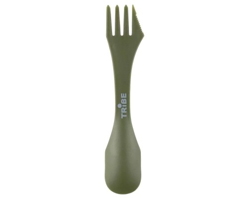 Ложка-виделка туристична Tribe Spork пластикова olive (T-FC-0031-olive)