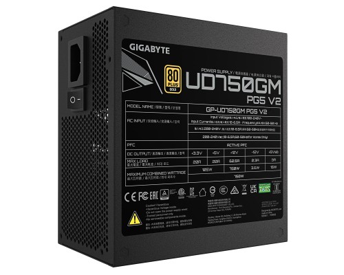 Блок живлення GIGABYTE 750W (GP-UD750GM PG5 V2)