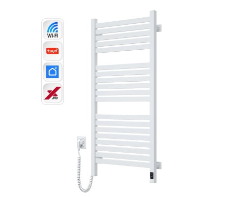 Сушарка для рушників Navin Авангард Х, 1000х480х71мм, Wi-Fi, лівобічна,, білий (12-172155-4810)