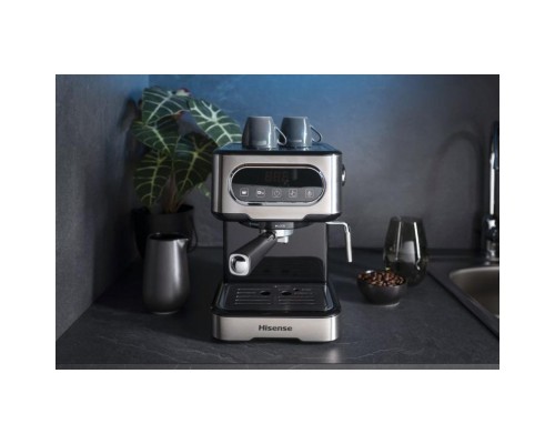 Ріжкова кавоварка еспресо Hisense HESCM15DBK