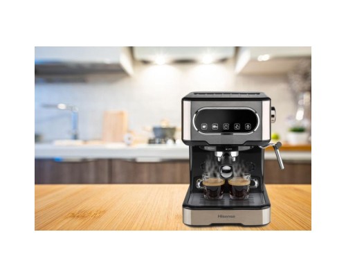 Ріжкова кавоварка еспресо Hisense HESCM15DBK