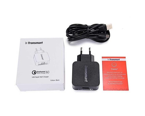 Зарядний пристрій Tronsmart WC1T Quick Charge 3.0 Wall Charger Black (210775)