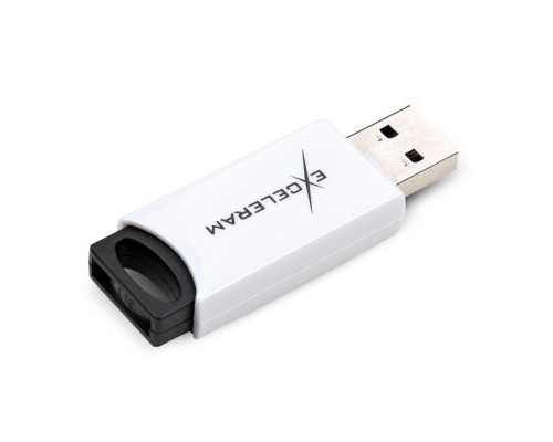 USB флеш накопичувач eXceleram 32GB H2 Series White/Black USB 2.0 (EXU2H2W32) 