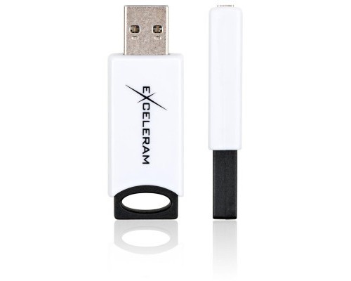 USB флеш накопичувач eXceleram 32GB H2 Series White/Black USB 2.0 (EXU2H2W32) 
