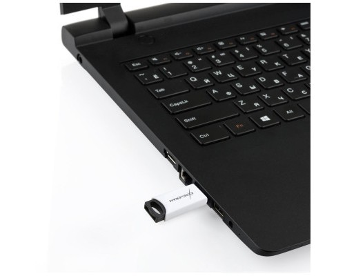 USB флеш накопичувач eXceleram 32GB H2 Series White/Black USB 2.0 (EXU2H2W32) 