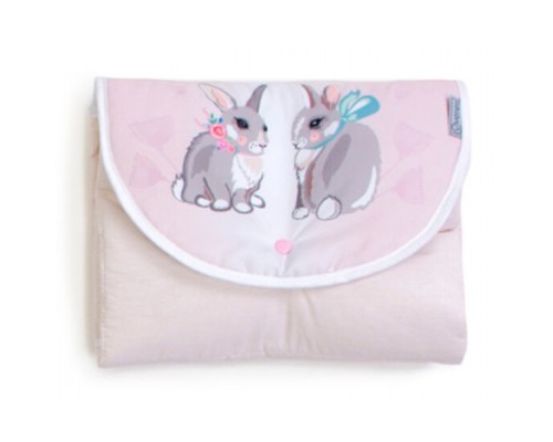 Пеленальний матрацик Верес Summer Bunny pink (57*60) дорожній (427.2)