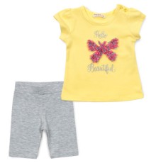Набір дитячого одягу Breeze з метеликом (13500-74G-yellow)