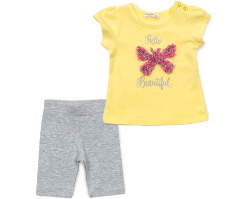 Набір дитячого одягу Breeze з метеликом (13500-74G-yellow)