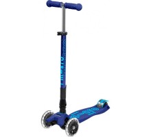Самокат Micro Maxi Deluxe LED Темно-синій (MMD099)