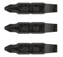 Набір біт для мультитула Leatherman 3шт хрестова PHILLIPS 1-2 та плоска 3/16