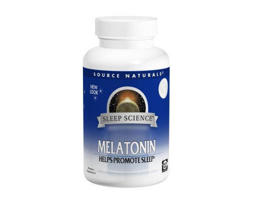 Амінокислота Source Naturals Мелатонін 3 мг, Sleep Science, 120 таблеток швидкої дії (SN0066) Амінокислота Source Naturals Мелатонін 3 мг, Sleep Science, 120 таблеток швидкої дії (SN0066)