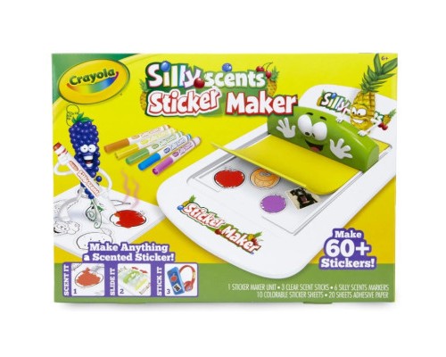 Набір для творчості Crayola Silly Scents Cтворення ароматних стикерів (256367.004)
