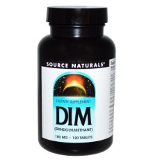 Вітамінно-мінеральний комплекс Source Naturals DIM (дііндолілметан) 100мг, 120 таблеток (SN1567)