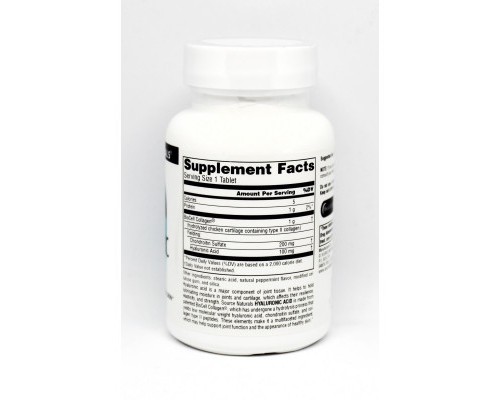 Вітамінно-мінеральний комплекс Source Naturals Гіалуронова кислота 100мг, 30 таблеток (SNS-01813)