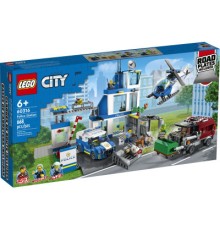 Конструктор LEGO City Поліцейська ділянка 668 деталей (60316)