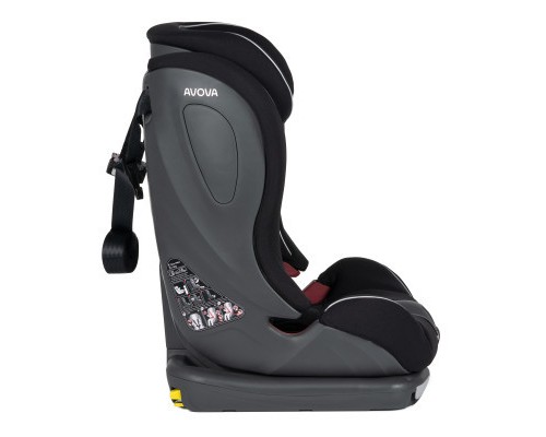Автокрісло Avova Sperling-Fix i-Size 1-2-3 Pearl Black (4260621463011)