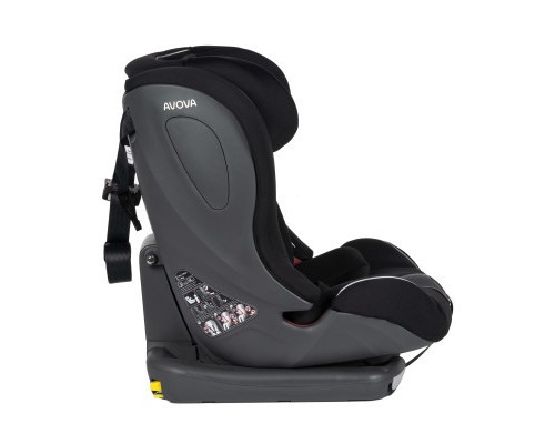 Автокрісло Avova Sperling-Fix i-Size 1-2-3 Pearl Black (4260621463011)