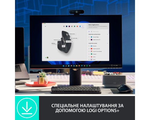 Мишка Logitech MX Master 3S Performance Wireless Mouse Bluetooth Graphite (910-006559)