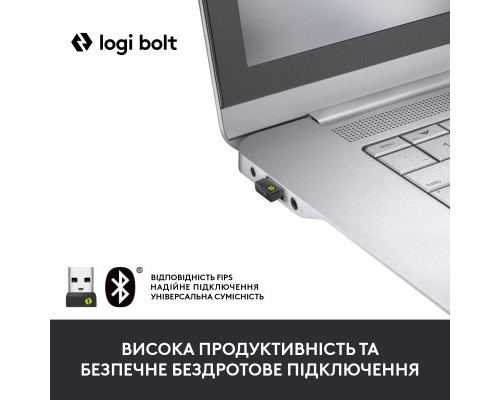 Мишка Logitech Signature M650 Wireless for Business Off-White (910-006275)