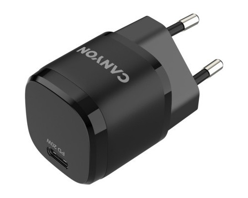 Зарядний пристрій Canyon PD 20W black (CNE-CHA20B05)