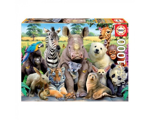 Пазл Educa Animals 1000 елементів (6425186)