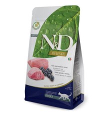 Сухий корм для кішок Farmina GRAIN FREE для дорослих кішок ягня, чорниця 1.5 кг (8010276020208)