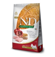 Сухий корм для собак Farmina Low Grain ADULT MINI з куркою та гранатом 800 г (8010276021977)