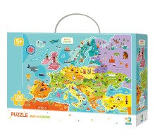 Пазл DoDo Мапа Європи (англійська версія) (300124)