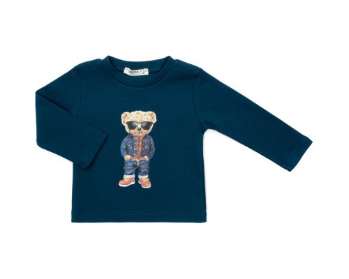 Кофта дитяча Breeze з ведмедиком (18152-86B-blue)