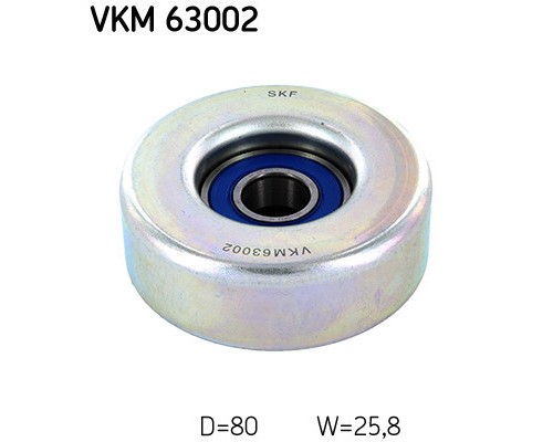 Ролик натягувача ременя SKF VKM 63002