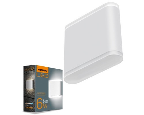 Світильник Videx LED AR06 IP54  6W 2700K білий (VL-AR06-062W)