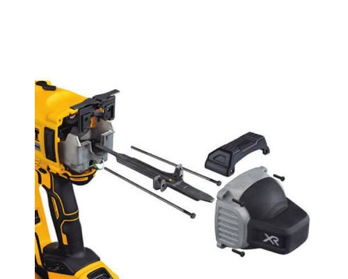 Цвяхозабивач DeWALT 18В XR, діаметр/довжина цвяха 1.6/32-64 мм, 2 АКБ, ЗП (DCN890N)
