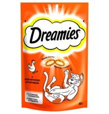 Ласощі для котів Dreamies з куркою 60 г (4008429037894)