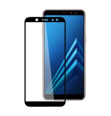 Скло захисне PowerPlant Full screen Samsung Galaxy A6, Black (GL605316)