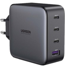 Зарядний пристрій Ugreen Nexode USB-A+3*USB-C 100W GaN Te ch Fast Black (CD226)